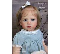 yuela 70CM huge baby 28inch reborn toddler Lilly Reborn Vinyl Toddler Doll Kit unfinished doll parts