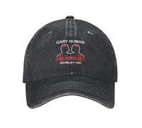 YUELEKANG Gary Numan Wembley '81 Summer Vintage Denim Cap Unisex Snapback Trucker Hat