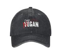 YUELEKANG I Am Negan Dead Man Walking Vintage Baseball Cap Mens Mountain Baseball Hats Classic Washed Cotton Black