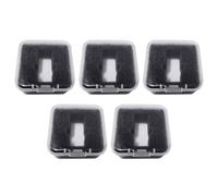 YUELER 5/10Pcs Phono Shell Case Headshell Cartridge Keeper Clear Turntable Record Player Styluses Holder Phonograph Storage