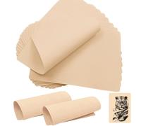 Yuelong 10Pcs Tattoo Practice Skins Double-Sided Fake Skin for Tattooing & Microblading | Reusable Blank Tattoo Skin Pad, Beginner-Friendly, Studio-Grade Training Supplies