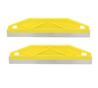 Yuelulala 2pcs Cutting in Tools for Painting,Paint Shield,Paint Guard, Paint Guard for Cutting in,12 Inch Right Angle Tool for Cutting and Applying Paint Smearing Repairing Wallpaper(A114-2)