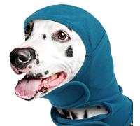 Yuelulala Dog Ear Protectors for Noise Anxiety Relief,Adjustable Calming Hoodie Thickened Ear Wraps for Dogs,Quiet Head Cover Sleeves Anxiety Relief for Firework Thunderstorms Grooming M(A189-1)