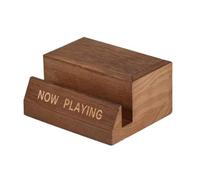 Yuelulala Vinyl Record Holder Display Stand Showcase Your Now Playing Album Cover Minimalistic & Elegant Holder Design- Compatible with All CDs LPs Modern Home Decor (A179-1)