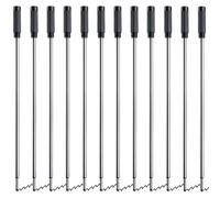 YUEMING 20 Pcs Black Ink Pen Refills for Cross Ballpoint Pens, 11.5 cm Blue Ballpoint Pen Refills Replaceable Ballpoint Pen Refills Smooth Writing 1 mm Medium Size Tip