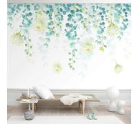 YueMingDi 3D Creative Living Room Decoration Fresh Plant Leaves Tv Background Home Décor Wallpaper-200Cm×140Cm