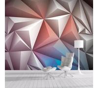 YueMingDi 3D Living Room Mural Home Decoration Geometry Minimalist Landscape Living Room Bedroom Background Art Mural-430Cm×300Cm