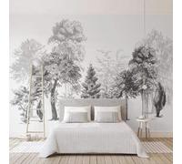 YueMingDi 3D Living Room Mural Home Decoration Minimalist Plant Tree Living Room Bedroom Background Art Mural Mural-250Cm×170Cm