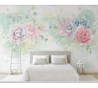 YueMingDi 3D Modern Mural Decorating Bedroom Fresh Floral Flower Landscape Creative Living Room Sofa Tv Wallpaper-200Cm×140Cm