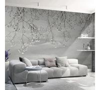 YueMingDi 3D Mural Home Wall Decoration Plant Leaf Landscape Sofa Tv Wallpaper Art Background Wall-300Cm×210Cm