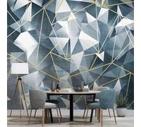 YueMingDi 3D Wallpaper Living Room Sofa Geometric Triangle Lines Landscape Bedroom Background Decoration Wallpaper-400Cm×280Cm