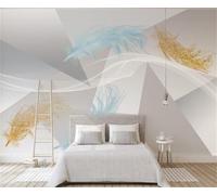 YueMingDi Minimalist Plants Scenery Landscape Living Room Wallpaper Home Decor Office Study Living Room Background-430Cm×300Cm