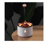 YUEMOL volcano humidifier 360ml Volcano Air Diffuser Flame Lamp Air Cloud Humidifier, Remote Control Essential Oil Aroma Smoke Ring Night Light