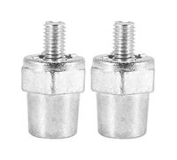 Yuemsh One Pair Zinc Alloy Battery Side Terminal Charging Posts Fit 8mm Positive (+) or Negative (-) Battery Cable Terminals