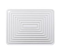 Yuemsh Silicone Pot Holder Square Thick Heat Insulation Pad Non- Kitchen Table Mat(White)