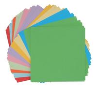 YUENPUN 1000 Sheets 15 x 15 cm Origami Paper Squares,10 Colors Scrapbook Coloured Paper, Coloured Card Paper for DIY,Art Supplies