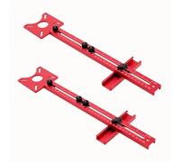 YUENPUN 2 PCS 4 in 1 Router Circle Cutting Jig, Adjustable Milling Groove Bracket，Aluminum Router Table Insert Plates for Woodworking and Board Trimming