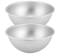 YUENPUN 2PCS 22.5cm Hemisphere Cake Pan, Silver Semicircle Mold Aluminum Dessert Moulds for Puddings, Cakes, Desserts