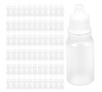 YUENPUN 300 Pack 10ml/0.34oz Translucent Plastic Dropper Bottles, Portable Squeezable Liquid Empty Bottle for Essential Oils, Essence