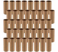 YUENPUN 40PCS Cardboard Tubes Bulk,10 x 4cm Brown Kraft Paper Tubes,1.5 x 4 inch Hollow Cardboard Tubes for Craft DIY Art Handmade Projects