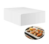 YUENPUN 500PCS 40 x 30cm Precut Baking Paper, Non-Stick Silicone Coated Greaseproof Parchment Paper Sheets for Oven Bread Pizza Hamburgers French Fries