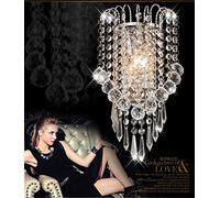YUENSLIGHTING Crystal Wall Light with Crystal Balls Drops Decorative Chrome Modern Besides Wall Lamp Sconce 40W E14 2 Lights for Home Sitting Bedroom Corridor Restaurant Hotel Living Dining Study Room