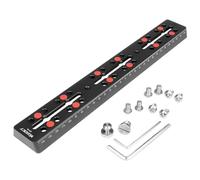Yueoct 300mm / 11.8" Vixen-Style Dovetail Mounting Plate for Telescope, Camera, or Other Devices with M6, 1/4", 3/8" Screws, Anti-Slip Pads, for Astronomers and Astrophotographers