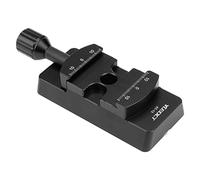 YUEOCT V Size Rail Bar Dovetail Mounting Plate with Arca Swiss Type Clamp for Vixen Style Dovetail Saddles Telescope Scope Adapter Mount Base OTA Equatorial Tripod Sky Astrophotography - Vixen to Arca