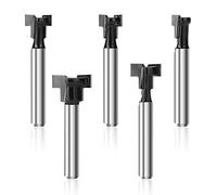 Yueqing Zhongji T track router bit Keyhole router bit 1/4 shank-6.35MM Shank- 5/16&3/8 & 1/2 &5/8 &7/16 Inch Blade Diameter T track bolts 1/4 Inch Shank Keyhole bit t-slot bolts Keyhole Router Bit Set