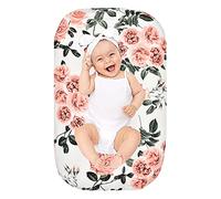 Yuerach Baby Nest Cover Newborn Baby Lounger Slipcover,Washable Floral Slipcover Case Cover for Sleeping Bed Infant Floor Seat Sleep Pod Cot Bed Cushion Protect Replacement Cover