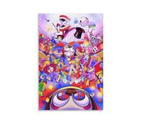 YUERBNC The Amazing Digital Circus Poster Wall Art Aesthetic Cover Poster Design Painting for Living Room Bed Room 12x18inch(30x45cm) Unframe-style