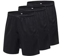Yuerlian 3 Pack Mens Shorts Quick Dry Running Gym Workout Casual Short with Pockets