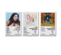 Yuesene 3 PCS Beabadoobee Poster Music Singer Vintage Album Cover Poster Wall Art Canvas Posters Room Decorative Aesthetic Poster Print Decor Posters 08x12inch(20x30cm)-3pcs Style-1