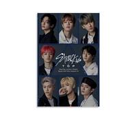 Yuesene Stray Poster Kids Music Vintage Collage South Korean Boy Band Music Posters for Room Aesthetic Canvas Wall Art Bedroom Decor12x18inch(30x45cm)