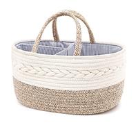Yueshop Baby Nappy Caddy Organiser, Diaper Caddy Bag Nursery Storage Basket