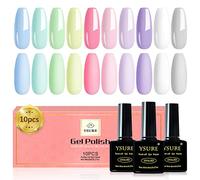Yueshop Gel Nail Polish, 10 Pcs Macaroon Candy Pastel Gel Polish Art Nail