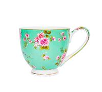 YUESITE 16oz Bone China Coffee Mugs for Women Mugs Flora Coffee Tea Cups Novetly Coffee Cups Gift for Women Mom Friends