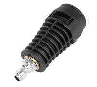 YUET Pressure Washer Adapter for 1/4'' Quick Release to Karcher, Quick-Connect Nozzle, Adapter for Kärcher Accessories Black (1/4 inch)