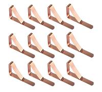 yueton Pack of 12 Rose Gold Stainless Steel Tablecloth Clips Table Cloth Cover Clamps