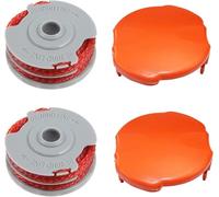 YUETTYY 1/2/4/8PACK Double Line Strimmer Spool, Replacement Autofeed Strimmer Spool & Line for Flymo FLY021 FLY060 for Contour Grass Strimmers Trimmers (2PACK)