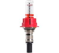 YUETTYY 1/5/10 Pcs Underfloor Heating Manifold Flow Meter, G1/2 G3/8 Visual Flow Monitoring Regulator for Underfloor Heating Systems, Flowmeter Regulator Optimizing Heat Distribution (1/2,1Pcs)