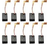 YUETTYY 10 Pcs Carbon Brushes, CB459 Carbon Brushes for Makita Angle Grinder GA5030 GA4530R GA4534 JS1000 GA5030 TM3000C PJ7000, Black