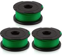 YUETTYY 3/6 pcs Strimmer Spool Line for Black & Decker GL7033 GL8033 GL9035 Strimmer A6482 thread bobbins,Autofeed Spools Replacement Trimmer Refills (3PCS)
