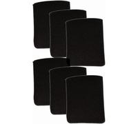 YUETTYY 3/6PCS Replacement Foam Filters,Dry Cloth Filter Parts for Parkside PWD 12 A1 PNTS 1300 A1 IAN 55929 Wet Dry Vacuum Cleaner Accessories Reusable Filter (6PCS)