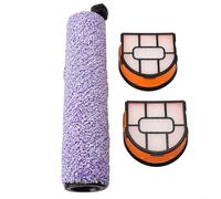 YUETTYY 3PCS Replacement Roller Brush Filters Kits for Shark for HydroVac 3-in-1 Multi-Surface Vacuum WD100 WD101 WD200, 1 Brushroll Roller Brush, 2 HEPA Filters
