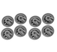 YUETTYY 4/8PCS Dishwasher Roller Wheels Lower Rack Wheels Replacement Parts 611475 165314 00611475 for Bosch for Siemens for Neff for Beko Dishwasher Accessories (8PCS)
