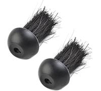 YUETTYY Fireplace Brushes,Chimney Brush Round Replacement Brush Head for Fireplace Fire Wood Burning Stove Cleaning (2)