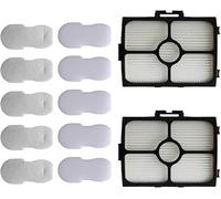 YUETTYY HEPA Filter Foam & Felt Pre-Motor Filters Kit for Shark Stratos UltraLight DuoClean PowerFins Corded Stick Vacuum HZ3000 HZ3002, Replace Part XFFKHZ3000 XHFHZ3000 (B)