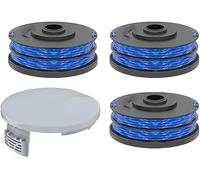 YUETTYY Replacement Strimmer Spool and Spool Covers For Ryobi-RLT4027, RLT4125, RLT5027, RLT5127, RLT6030, RLT6130 Grass Strimmer Spool & Line Accessories (3+1)