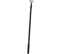 YUETTYY Telescopic Pole for Roof Windows, 30-60cm Aluminum Alloy Window Pole Opener with Hook for Attic, Loft Hatch, and Blinds,Telescopic Curtain Pull Rod (Black)